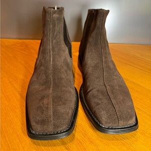 Material London suede Chelsea men's boots 11